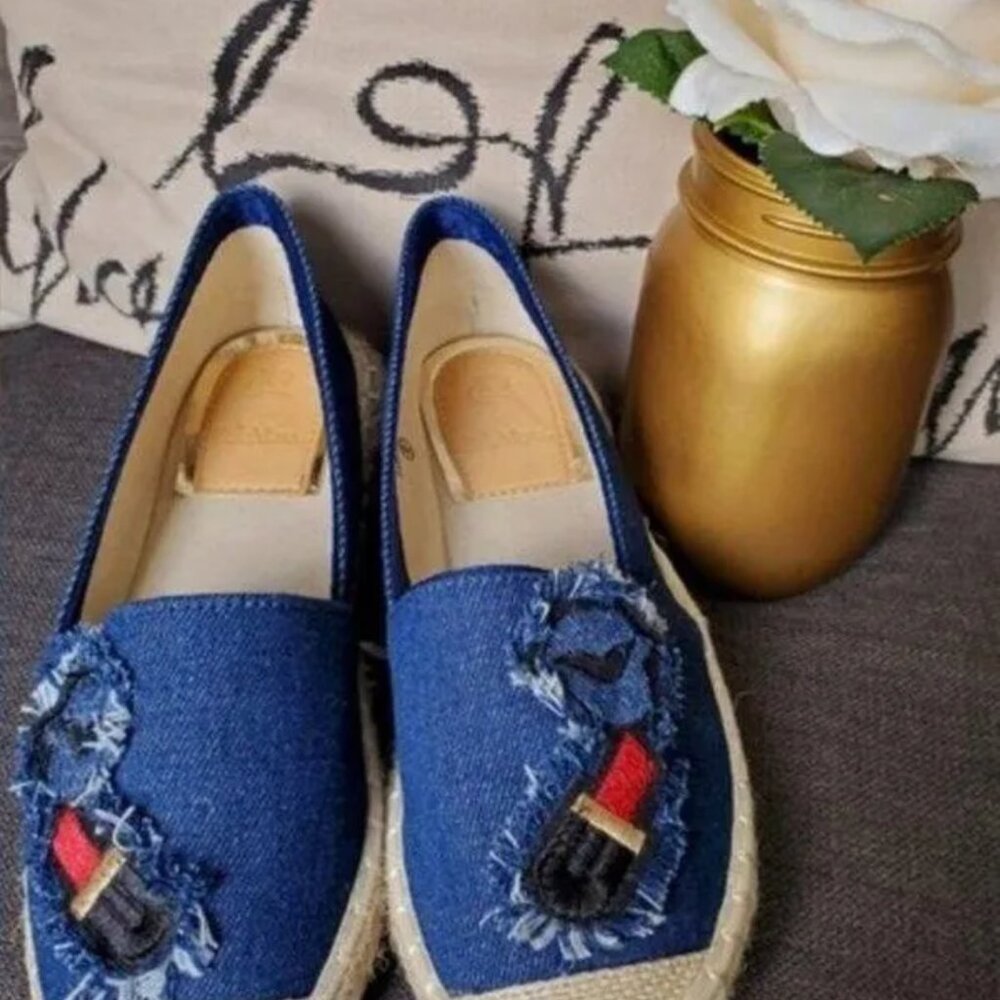Bella Marie Lip‎ Stick Espadrilles size 6 - Picture 6 of 12